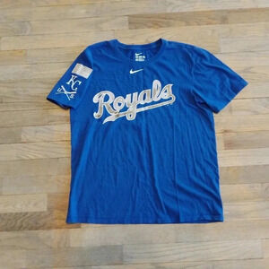 Nike Kansas City Royals Athletic Cut T-Shirt Patriotic USA Camo Size Medium